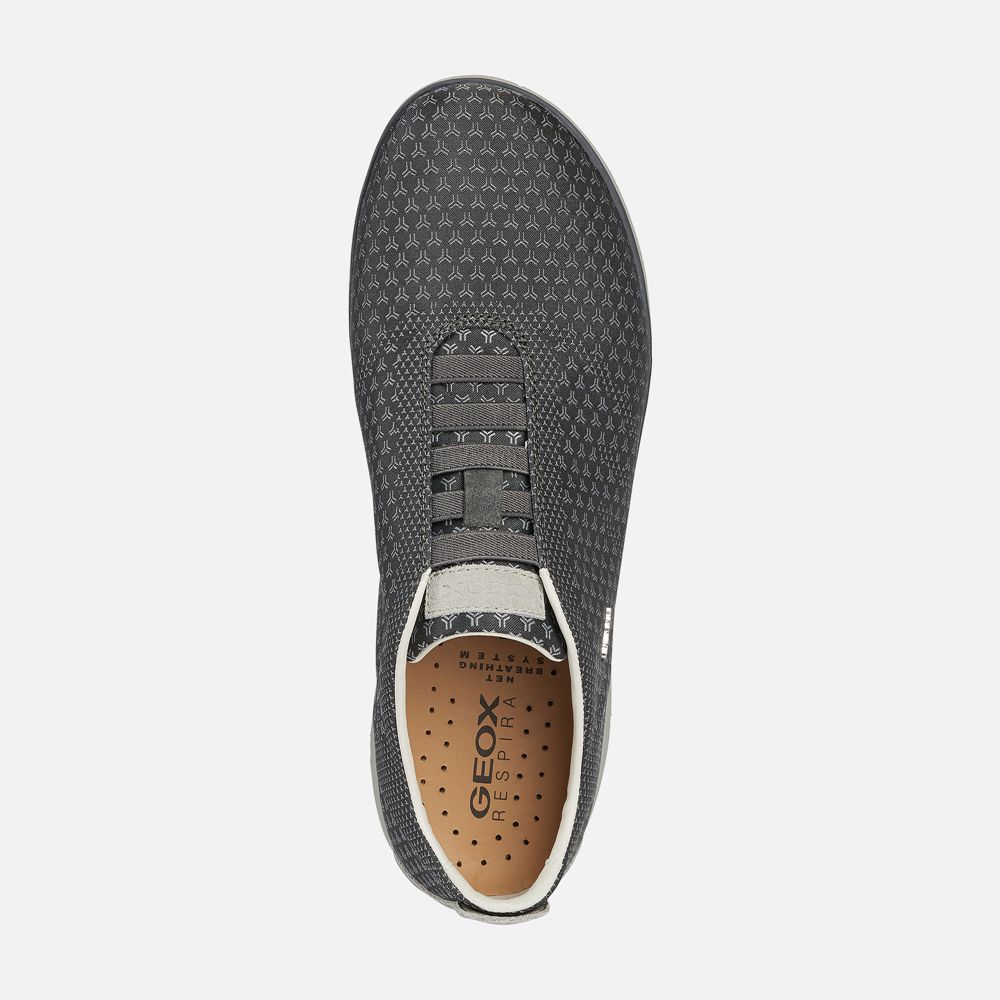 Geox Erkek Spor Ayakkabı Koyu Gri - Nebula - XUE-023985